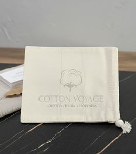Sac à cordon en coton de qualité supérieure à prix avantageux avec impression de logo personnalisé, prix de gros, matériau solide, sac à cordon en coton - Product Image 5