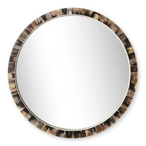 Décoration de la maison et du jardin Miroir mural de qualité standard Cadre de miroir Finition en incrustation d'os vert Cadre de miroir de taille personnalisée - Product Image 3