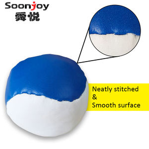 PVC Leather Anti-<b>stress</b> <b>Ball</b> Sand Beanbag with Plastic Granulate Filling Relieve <b>Stress</b> While Playing - Product Image 2