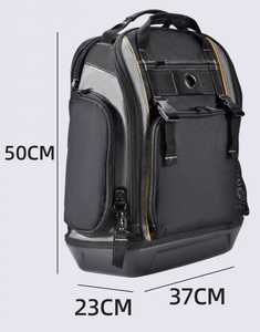 Mochila para Herramientas Impermeable Más Vendida, Diseño Resistente, Múltiples Funciones, Correas Ajustables, Gran Capacidad para Electricistas - Product Image 6