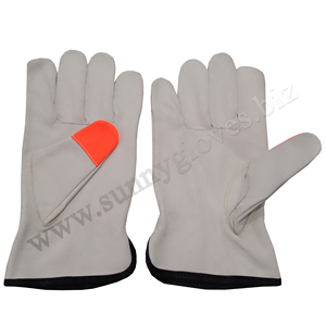 Premium Quality Heavy Duty Cowhide Grain Leather Safety <b>Gloves</b> Industrial <b>Driver</b> Hand Protection Working Household Use - Product Image 1