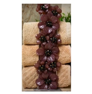 Porte-serviettes et porte-mouchoirs en résine artisanale, design floral unique, écologique pour la maison, l'hôtel, le restaurant, prix bas - Product Image 1