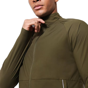 Conjunto Deportivo de Neopreno Personalizable para Niños y Hombres, Chaqueta Cortavientos con Colores en Contraste, Cuello Alto, Cierre de Cremallera, para Exteriores y Hogar - Product Image 2