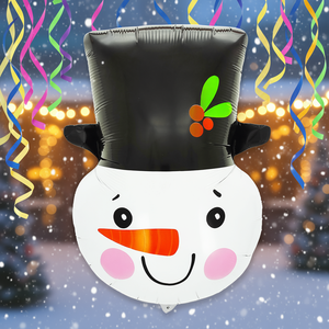 ลูกโป่งปาร์ตี้รูปตุ๊กตาหิมะ 43.5X57.5 ซม. 12 ชิ้น/ถุง - Product Image 3