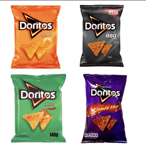 Chips Doritos Flamin' Hot 75g al por mayor, Doritos Corn Flakes a granel, snacks exóticos, sabor salado y picante, snacks de patatas fritas - Product Image 1