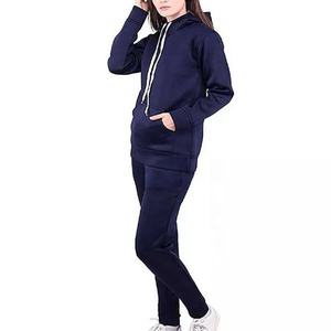 Logo personnalisé respirant imprimé bleu-couleur dames vente en gros femmes survêtement de haute qualité femmes 2 pièces survêtement - Product Image 1