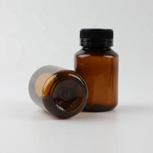 Meilleure vente pot en plastique PET avec couvercle à prix compétitif nettoyant brun/pilulier fabriqué au Vietnam pour les vitamines - Product Image 6