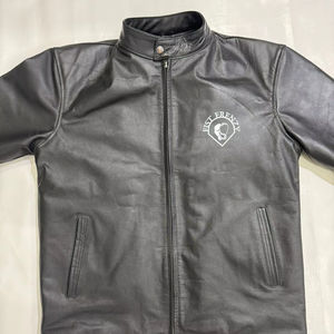เสื้อแจ็คเก็ตหนังวัวแท้สั่งทำพิเศษ พร้อมโลโก้และสีที่กำหนดเองได้ มีทุกขนาด - Product Image 1
