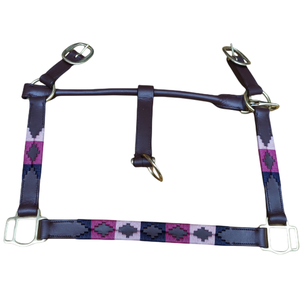 Cabestro de Polo Argentino de Cuero de Búfalo Indio Premium, Cosido a Mano, Herrajes de Latón Macizo, Cosido a Mano, para Equitación - Product Image 5