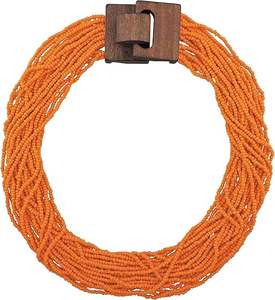 TOP HIGH femmes Boho Chunky verre perles de rocaille ensemble de bijoux bohème été plage collier de mariage - Product Image 4