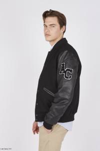 เสื้อแจ็คเก็ตสำหรับผู้ชาย เสื้อแจ็คเก็ตวาร์ซิตี้ เสื้อแจ็คเก็ตทีมบูลส์ เสื้อแจ็คเก็ตเบสบอล เสื้อแจ็คเก็ตวาร์ซิตี้เบสบอล เสื้อแจ็คเก็ตผ้าฝ้าย เสื้อแจ็คเก็ตเลตเตอร์แมน 8 สี - Product Image 5