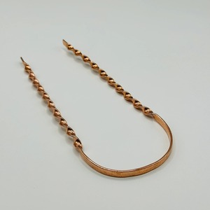 เครื่องทำความสะอาดลิ้นทำจากทองแดงบริสุทธิ์จาก100% สำหรับทำความสะอาดช่องปากที่ขูดลิ้นทำจากทองแดงเพื่อลมหายใจที่สดชื่น - Product Image 3