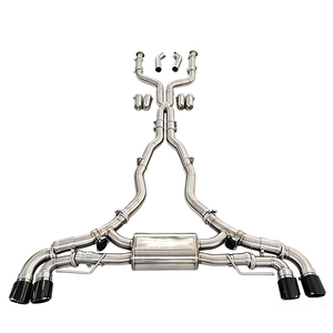Tuyaux d'échappement Catback en acier inoxydable SD pour BMW X5 M60i G05 4.4T V8 2023+ Échappement performant avec soupape électronique et silencieux - Product Image 1