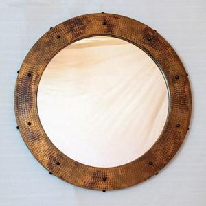 New Look Copper <b>Mirror</b> <b>Frame</b> With Antique Work and Stylish Design for Enhancing Entryway and Hallway Interiors at Great Rate - Product Image 1
