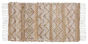 Alfombra Rectangular Trenzada de Yute, Hecha a Mano, Ecológica, Antideslizante, Moderna, de Color Sólido, Pelo Medio, de Yute y Algodón Natural de la India - Product Image 5