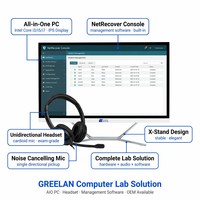 Terminal Todo en Uno (AIO) para PC con Reinicio Automático OEM al por Mayor, Computadora Monobloque con Gestión en la Nube para Laboratorios Informáticos Escolares