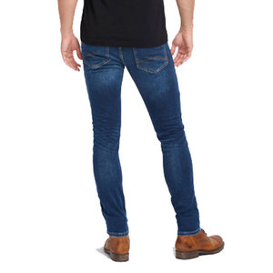 Pantalones vaqueros para hombre, pantalones casuales para hombre, pantalones vaqueros elásticos ajustados de talla grande, pantalones vaqueros súper ajustados rasgados con múltiples bolsillos laterales, pantalones vaqueros para hombre - Product Image 2