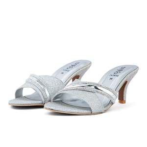 Plateado FN7832 Fancy Slipper Cómodo Pisos - Product Image 3