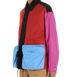 Qualité supérieure Style cool Veste de skateboard couleur patchwork Logo personnalisé Veste décontractée Veste coupe-vent respirante Service OEM - Product Image 4