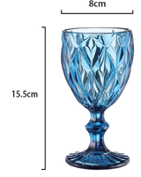 Copas de Vino de Vidrio Soplado a Mano, Clásicas, Premium, con Relieve, Libres de Plomo, con Colores y Logotipo Personalizables para Restaurantes, Eventos, Venta al Por Mayor