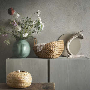 Cesta de Almacenamiento Ecológica de Alta Calidad, Forma Única, Tejida a Mano con Jacinto de Agua, Cesta Decorativa para Frutas y Almacenamiento - Product Image 2