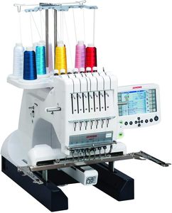 เครื่องปักเจ็ดเข็ม MMB-7พร้อมห่วงหมวกดีไซน์งานปัก