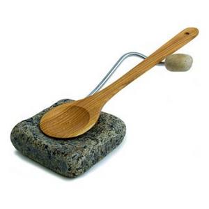 ที่วางช้อนหินอ่อนที่วางช้อนโลหะสำหรับไม้พายช้อนที่คีบมากขึ้น - Product Image 2