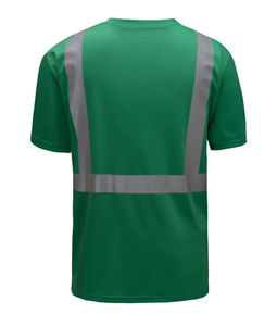 Camiseta de Seguridad Reflectante de Alta Visibilidad Personalizada con Mangas Cortas para Hombre, Camisetas de Trabajo de Alta Visibilidad con Bolsillo - Product Image 3