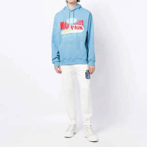 Pakistan Made Silk Printing <b>Hoodies</b> For Men <b>Trendy</b> Color Contrast Custom Streetwear Silk Print <b>Hoodies</b> Wholesale - Product Image 6