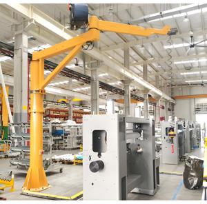 Grue d'Atelier Pliante et Pivotante pour Espaces Restreints avec Palan Équilibreur 500 kg - Product Image 6