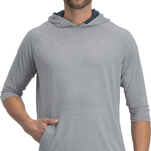 Sweats à capuche en coton épais pour hommes T-shirts à capuche en coton épais brodés avec logo personnalisé Sweats à capuche pour hommes - Product Image 5