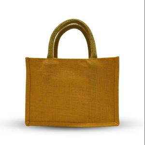 ถุงปอกระเจาพร้อมเชือกแข็งแรงสำหรับเป็นของขวัญในร้านขายของชำหรือใช้ในร้านบูติก MOQ 50สั่งพิมพ์โลโก้ได้ตามต้องการ - Product Image 2