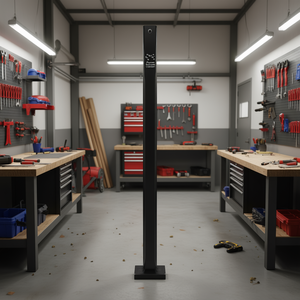 Barre transversale noire Facom de 530 mm pour pieds de meubles et joints de placards à outils - Product Image 3