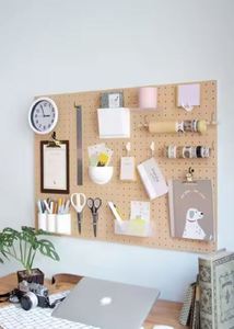 MDF Pegboard 3-5mm Thick 4.75mm Hole Diameter 25.4mm Hole Distance Customizable Size & Pattern for Home & Office Use - Product Image 5