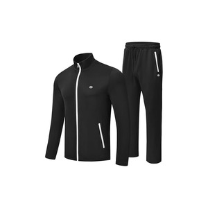 <b>Men's</b> Tracksuits Set Long Sleeve Causal Full <b>Zip</b> Running Sports Sweatsuit For <b>Men</b> 2 Piece Outfits - Product Image 4