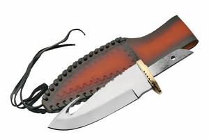 Cuchillo de caza de acero inoxidable de alta calidad hecho a mano, regalo personalizable OEM para él o ella de un fabricante de cuchillos de renombre - Product Image 4