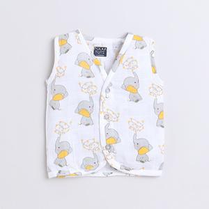 เสื้อกั๊กลายจุด3ชิ้นครึ่งแขน/jhabla-หลากสี - Product Image 4