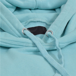 Sudadera con capucha de algodón 100% personalizada, ropa informal estilo Hip Hop de gran tamaño, mezcla de algodón básico con logotipo bordado para invierno teñido liso - Product Image 6