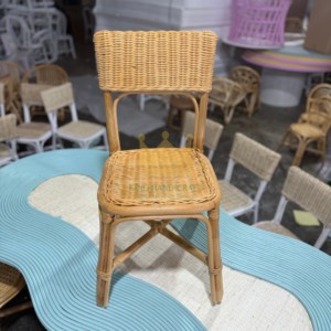 เก้าอี้หวายทำด้วยมือสำหรับเด็ก, เก้าอี้ทำงานฝีมือทำด้วยมือน้ำหนักเบาทนทานเป็นมิตรกับสิ่งแวดล้อม - Product Image 5