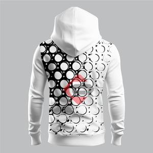 Venta al por mayor de los hombres de moda de gran tamaño 3D Puff impresión sudaderas con capucha de manga larga Multicolor abrigo de invierno sublimación contrastante - Product Image 6