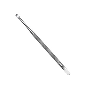 Outils professionnels de soin des ongles, manucure, pousse-cuticules double tête en acier inoxydable, réutilisable, haute qualité, fabricant Pakistan. - Product Image 3