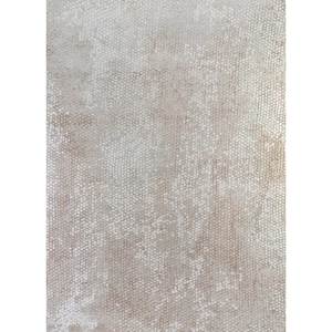 Kavi Ivory Hand Knotted Wool Bamboo Silk Rug Chaos Theory Collection-Abstract Pattern for Teen Living Room 10mm Hallway Friendly - Product Image 1