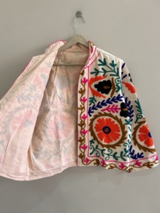 Indian Handmade Suzani Cotton <b>Jacket</b> <b>For</b> <b>Women</b> Ethnic Clothing <b>Jacket</b> - Product Image 5