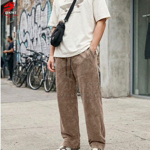 Pantalones de Estilo Urbano con Lavado Ácido, Corte Relajado, Servicio OEM, Fabricación con MOQ Bajo - Product Image 4