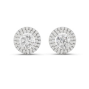 Boucles d'oreilles en diamant CVD cultivé en laboratoire 3,42 CT VVS-VS-EF, or 18 carats, 14 carats, 10 carats et argent 925, option moissanite, rose, jaune, blanc - Product Image 3