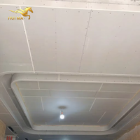 Panneau de plâtre standard directement de l'usine, recouvert de papier, pour cloisons et décoration de plafonds