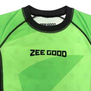 Camisetas de Compresión de Manga Corta Personalizadas para Hombre, Rashguard de BJJ, UPF50, Antibacterianas, Transpirables, de Secado Rápido, al por Mayor - Product Image 3