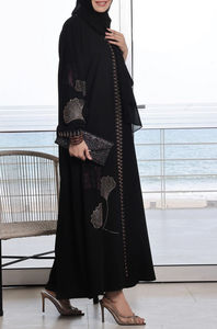 Services OEM, couleur personnalisée, grande taille, abaya islamique à manches longues de haute qualité, séchage rapide, respirante, en vente - Product Image 2