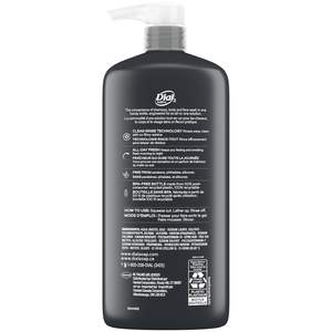 Dial Men 3 en 1, Jabón para Cuerpo, Cabello y Rostro, Recargable, 69 fl oz (3-23 fl oz Botellas) - Product Image 4