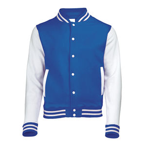 Manteau d'hiver coupe ajustée pour hommes, veste de baseball zippée de couleur unie, veste universitaire légère à capuche et col montant avec poche et logo personnalisé - Product Image 5